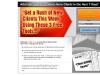 Get Clients | Get a Rush of New Get Clients This Week Using These 3 Free Tools...