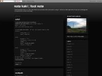 nota kaki | foot note nota kaki | foot note