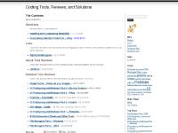 Coding Tools, Reviews, and Solutions Coding Tools, Reviews, and Solutions