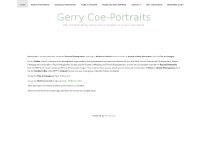 Gerry Coe-Portraits | Fine Art Portraits by Gerry Coe on location or in your own home