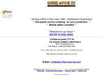 coffee-anyone.com Coffees, Gourmet Coffee beans, coffee clubs coffee-anyone.com Coffees, Gourmet Coffee beans, coffee clubs