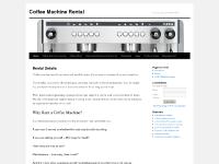 Coffee Machine Rental | rent your espresso machine here Coffee Machine Rental | rent your espresso machine here