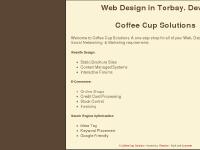 Coffee Cup Solutions - Web Design in Torbay. South Devon Coffee Cup Solutions - Web Design in Torbay. South Devon