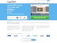 PDF to Excel Converter with PDF2XL by CogniView PDF to Excel Converter with PDF2XL by CogniView