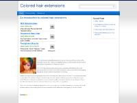 Colored Hair Extensions