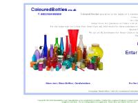 Decorative and Clear, Glass Bottles, Glass Jars: Coloured Bottles UK.