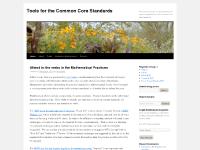 Tools for the Common Core Standards | News about tools that are being developed to support implementation of the Common Core State Standards