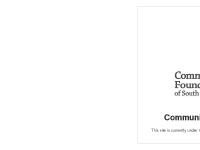communityfoundationsa.org.au Community Foundation of South Australia. communityfoundationsa.org.au Community Foundation of South Australia.