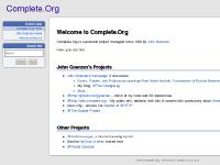Front Page - Complete.Org Front Page - Complete.Org