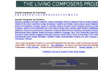 composers21.com The Living Composers Project, living composers, contemporary composers