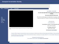 computerconservation - Computer Conservation Society computerconservation - Computer Conservation Society