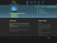  We now have a new website!, Clients, Business areas, Management consulting