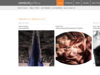 conduitgallery.com Exhibitions, Artists, Calendar