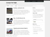  Conquer the Flight, My Story, No Really…He Refused to Fly!, Ryan