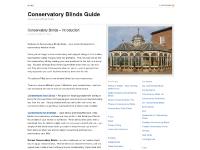 conservatoryblindsguide.com Conservatory Blinds Guide, Conservatory Roof Blinds, Conservatory Roller Blinds conservatoryblindsguide.com Conservatory Blinds Guide, Conservatory Roof Blinds, Conservatory Roller Blinds