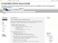 CONSTRUCTION MANAGER CONSTRUCTION MANAGER