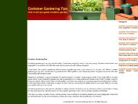 Container Gardening Tips | Easy Container Gardens Container Gardening Tips | Easy Container Gardens