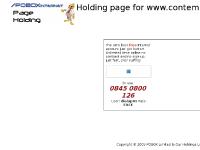 Welcome to - www.contemporaryoak.co.uk - page holding!