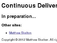 Continuous Delivery on Windows Continuous Delivery on Windows