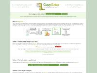 CopyGator - Catching duplicate content & plagiarism in the Blogosphere. CopyGator - Catching duplicate content & plagiarism in the Blogosphere.