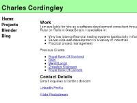 Charles Cordingley
