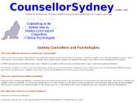 Counsellor Sydney .com.au - Counselling by Sydney counsellors