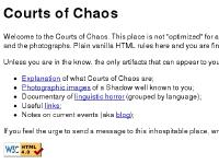 Courts of Chaos - Main Courts of Chaos - Main
