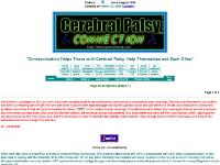  Disability Bulletin, ADA Laws, Aging and CP, Job Database