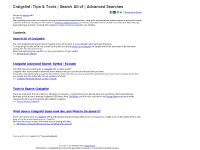 Search All of Craigslist | Tips and Tools | Advanced Searches - craigslistSearch.org Search All of Craigslist | Tips and Tools | Advanced Searches - craigslistSearch.org