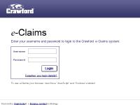 Crawford e-Claims : Providing secure access to real-time claims information via the Internet