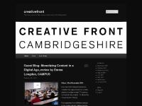 creativefront | The noisy voice for the creative industries in Cambridgeshire creativefront | The noisy voice for the creative industries in Cambridgeshire