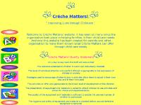 Creche Matters Homepage Creche Matters Homepage