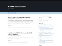 MRT III Notes Upgraded to PRS Baa Minus, Credit Rating Philippines dot com, Issue and Issuer Credit Ratings, MRT III  MRT III Notes Upgraded to PRS Baa Minus, Credit Rating Philippines dot com, Issue and Issuer Credit Ratings, MRT III