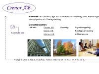 crenor.se Fumex AB, Danex AB, Moroco AB