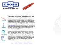 crossmfg.com Hydraulic components, cylinders, directional valves