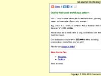 Crossword Dictionary, Web Hosting, AfterImage  Crossword Dictionary, Web Hosting, AfterImage