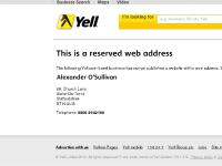 Reserved web address for Alexander O'Sullivan » Yell.com Reserved web address for Alexander O'Sullivan » Yell.com