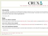 CRUX | Main / HomePage CRUX | Main / HomePage