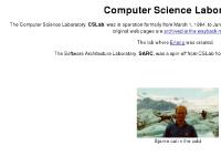 CSLab Home Page