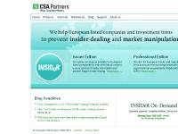 CSA Partners - market abuse and mifid compliance solutions and advisory services in Nordics and Europe CSA Partners - market abuse and mifid compliance solutions and advisory services in Nordics and Europe