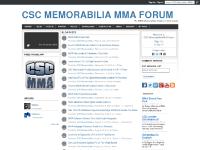 CSC Memorabilia MMA Forum CSC Memorabilia MMA Forum
