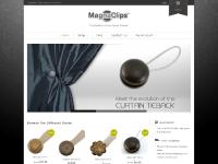 Curtain Tie Backs and Curtain Rings | MagnaClips Curtain Tie Backs and Curtain Rings | MagnaClips