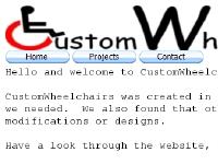 Custom Wheelchairs - Main