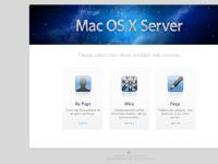 Mac OS X Server Mac OS X Server