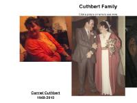 Cuthbert Family - Home Cuthbert Family - Home