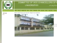 Committee of Vice-chancellors in Nigeria Committee of Vice-chancellors in Nigeria