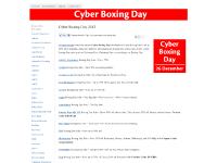 cyberboxingday.co.uk eCoupons, Cyber Boxing Day, eCoupons.co.uk