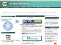 dama.org DAMA; Data Management; DAMA-I; Data Management Association; DAMA International; Data Modelling; Master Data Management; Metadata; data; information; information management; knowledge management; information architecture; data architecture