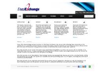 Data Exchange, Inc ~ Complete Third Party Verification (TPV) Solutions ~ DXC Data Exchange, Inc ~ Complete Third Party Verification (TPV) Solutions ~ DXC