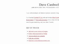 liten davecardwell.co.uk skjermbilde liten davecardwell.co.uk skjermbilde